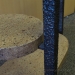 Metal Stone & Bevelled Glass Hallway Table